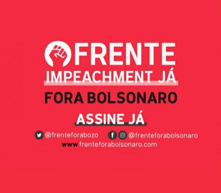 Manifesto pelo impeachment de Bolsonaro ganha a internet