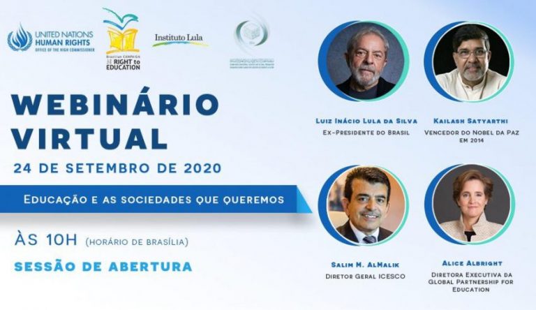 Lula é convidado de honra em seminário internacional sobre direito à educação