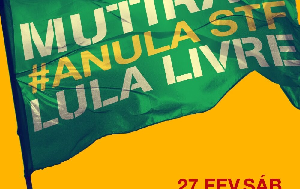 Anota na agenda: Vem aí o Mutirão Lula Livre!