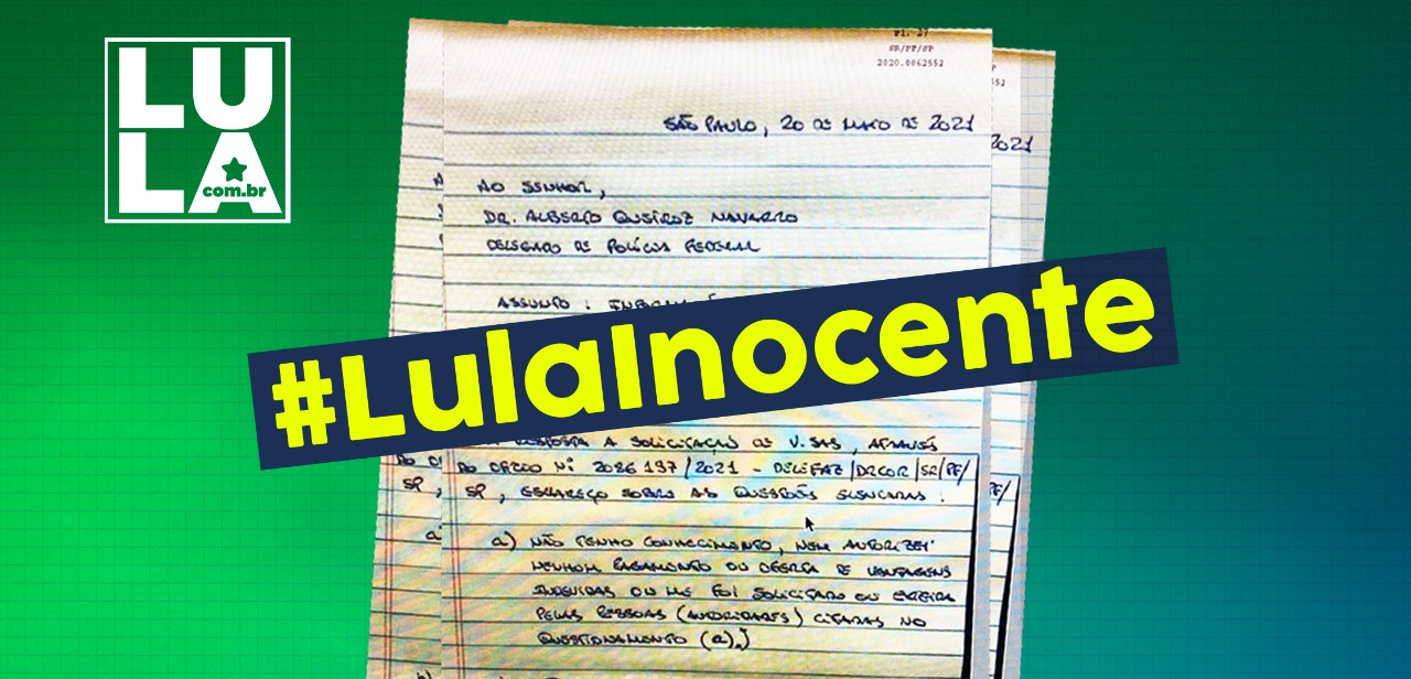 Léo Pinheiro escreveu carta de próprio punho para voltar atrás em acusações que fez contra Lula