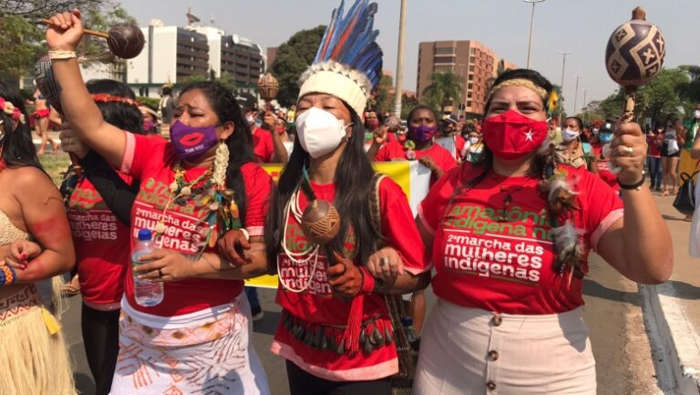 Marcha Nacional é marcada por protagonismo das mulheres indígenas