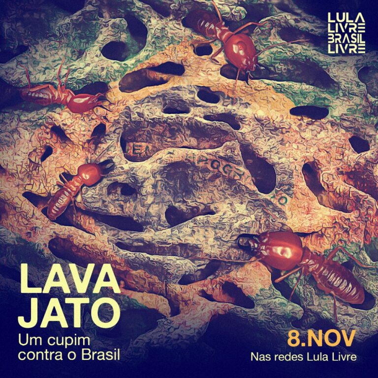 Documentário “Lava Jato: um cupim contra o Brasil” será lançado nacionalmente neste dia 08/11