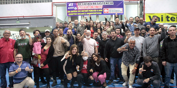 Diretoria toma posse e celebra 41 anos do Sindicato dos Metroviários de São Paulo