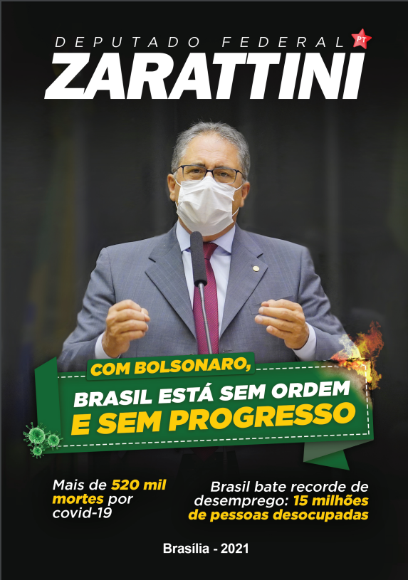 COM BOLSONARO, BRASIL ESTÁ SEM ORDEM E PROGRESSO