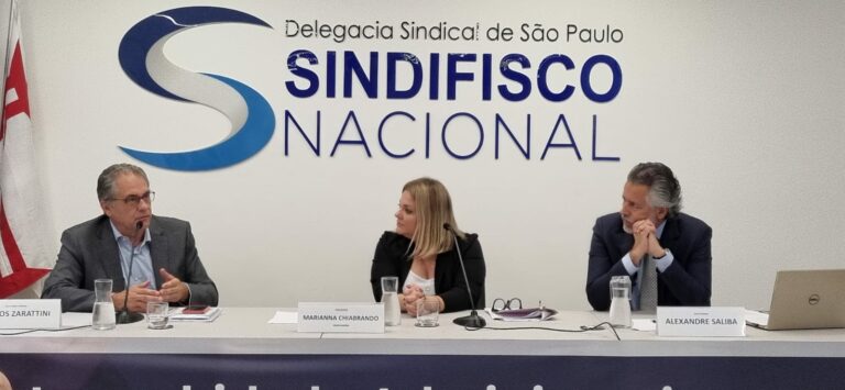 Zarattini e vice-presidente da Ajufe participam de seminário do Sindifisco sobre a Lei de Improbidade Administrativa