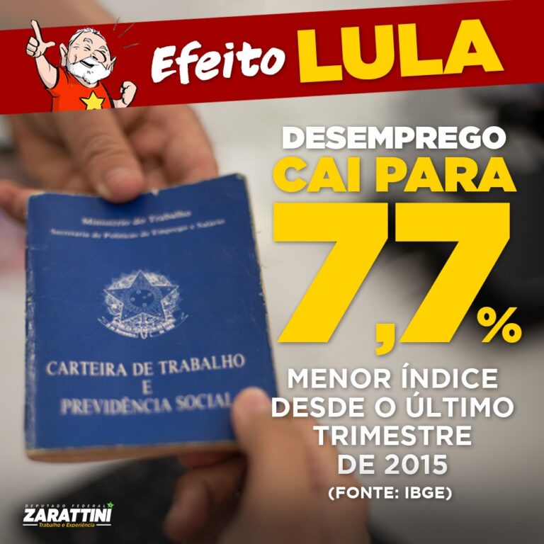 Taxa de desemprego cai no Brasil e é a menor desde 2015
