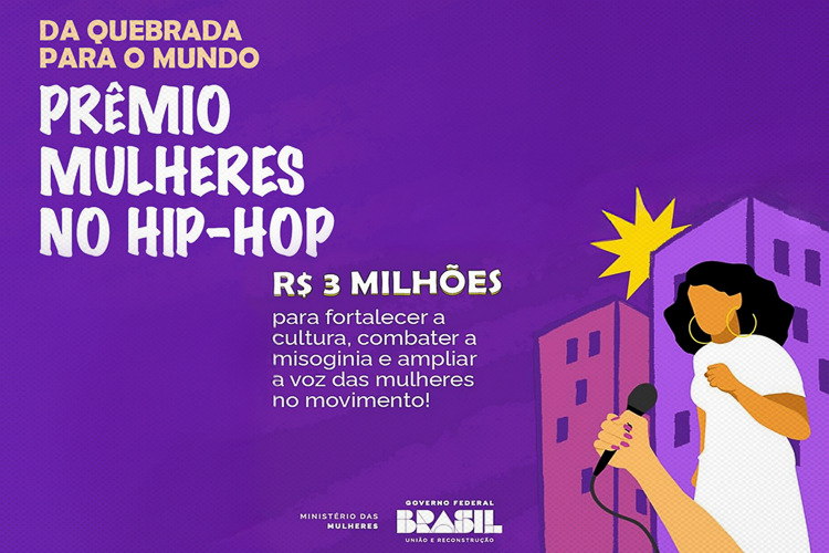 Começou as inscrições para o Prêmio Mulheres no Hip-Hop