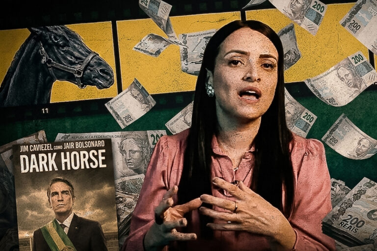 Flávio Bolsonaro adota silêncio e esconde contas do filme ‘Dark Horse’